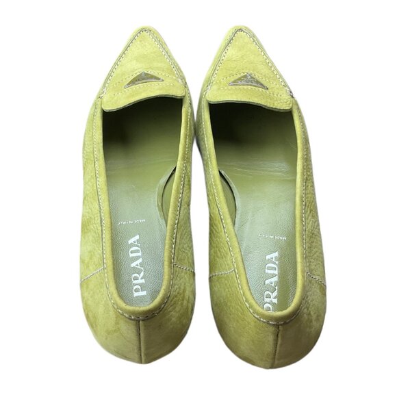 Vintage Prada Green Flats - Picture 7 of 9